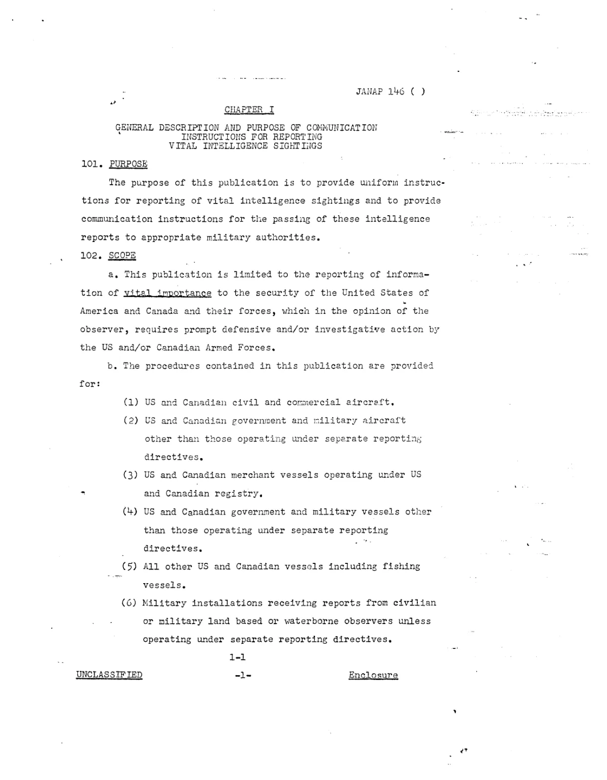 JANAP 146 — CIRVIS / MERINT Reporting
