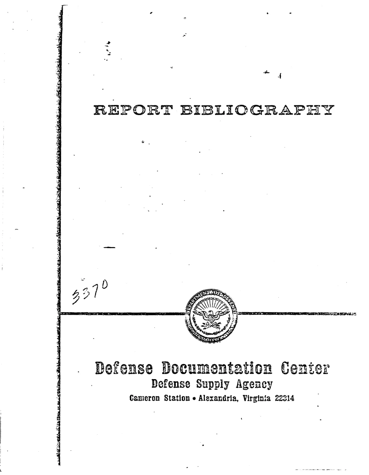 "Report Bibliography"