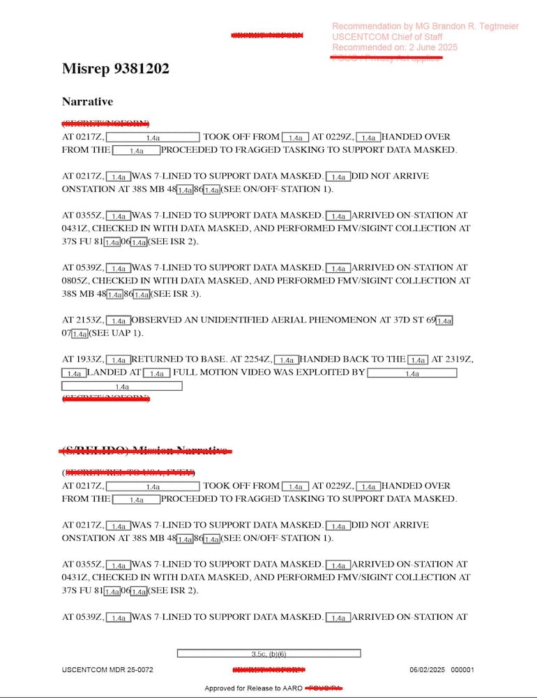 DOW-UAP-D74, Mission Report, Syria, November 2023