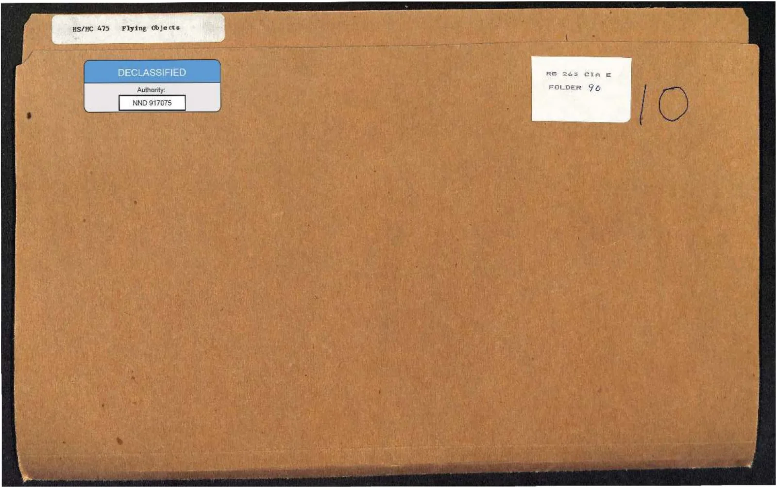 CIA-UAP-002, Scientific Advisory Panel on Unidentified Flying Objects, Report, 1952-1953