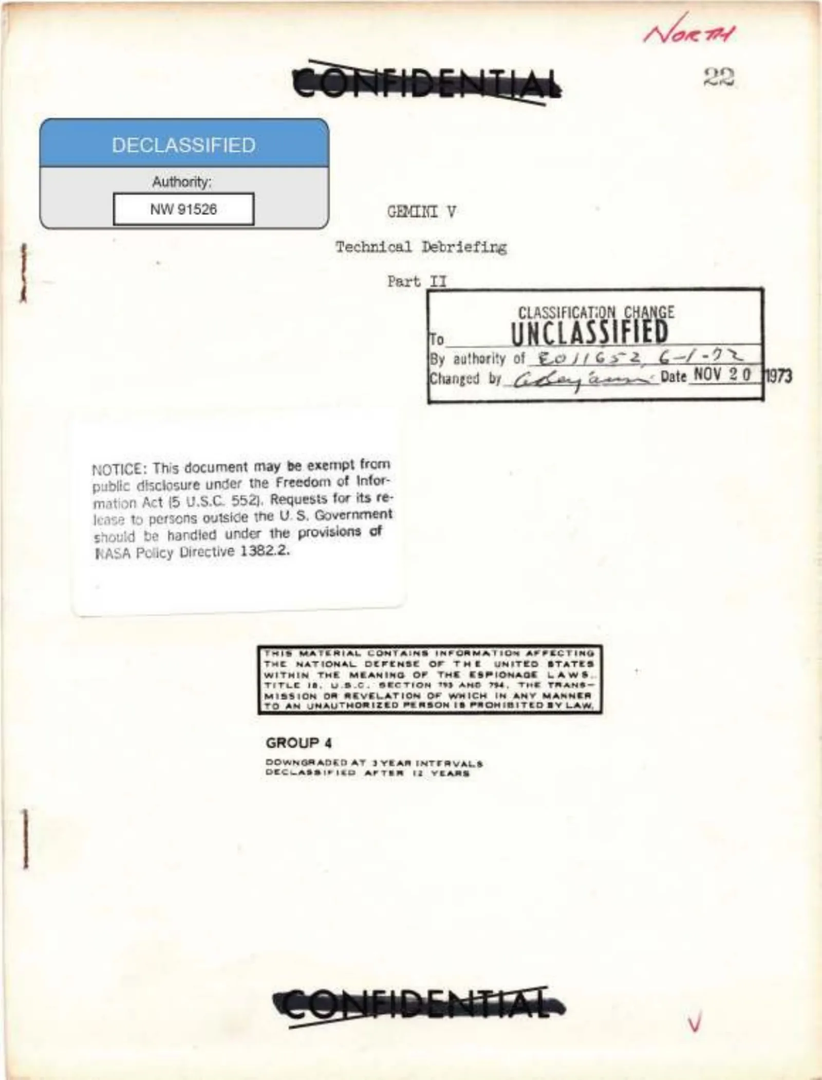NASA-UAP-D020, Gemini 5 Technical Debriefing, Part II, 1965